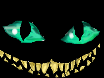 I drew the Cheshire Cat.