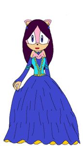 This is Jackie's dress for Sonic's birthday.