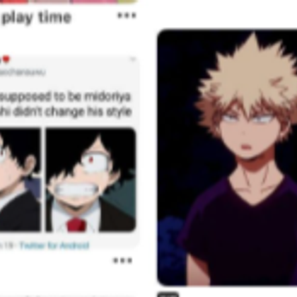 Bakugou be like 'Whom the faq is he?'