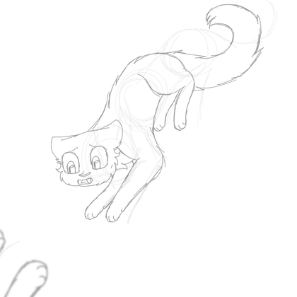 I realized how disproportionate this looks but hey look an arms outstretched WIP with OC's