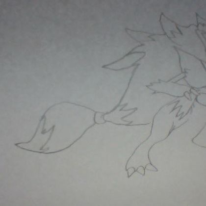 here is Zoroark @FandomLover its kinda blur sorry