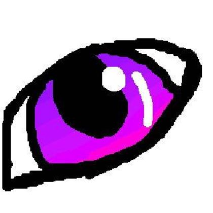 i draw my eyes like a pro [especially the color]