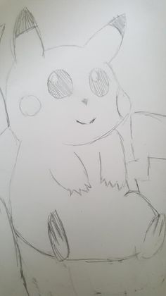 Pikachu(note the badness of the drawing)