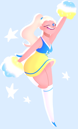 Cheerleader cookie