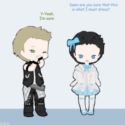 Poor oblivious Cas!! XD