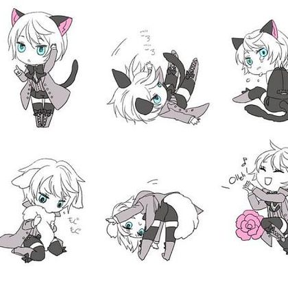 Alois is the most adorable neko, Ciel doesn't compare~