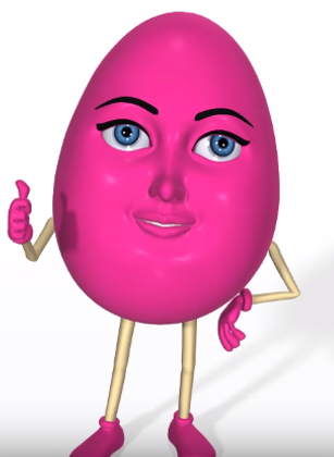 im actually a pink egg