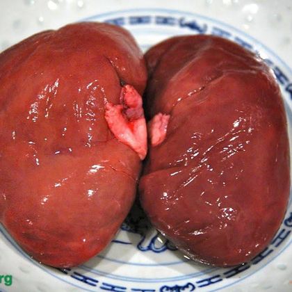 Mmmm kidney on a plate