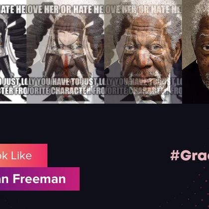 ACTUALLY, MORGAN FREEMAN IS FINE. (This app is wacko)