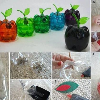 DIY: Plastic Bottle Apple Box