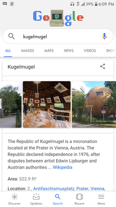 Kugelmugel is a S P H E R E