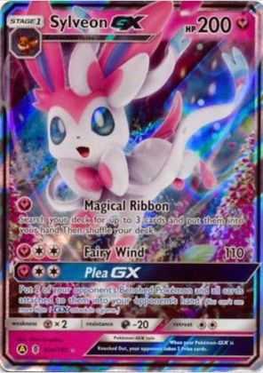 My Shiny Sylveon Pokémon Trading Game Card