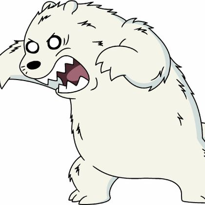 Aggressive Ice Bear