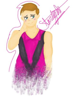 ALSO drew nia in his show choir vest because i loved the dudes costumes!!!