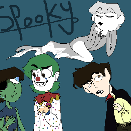 unoriginal spooky beebles :)