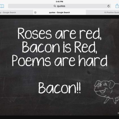 I love bacon!!!1!!!one