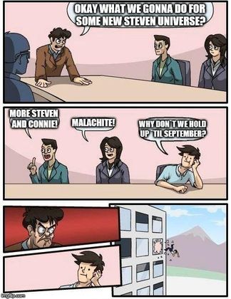 What happened at the headquarters of Steven Universe...