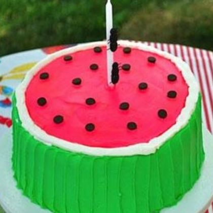 It's a watermelon cake