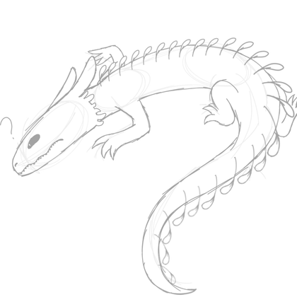 who needs sleep when you can make a lizard OC