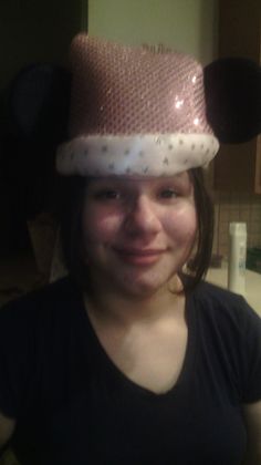 Me Wearing My Old Disney Hat :3