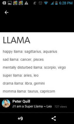 I'm a momma llama? O.o