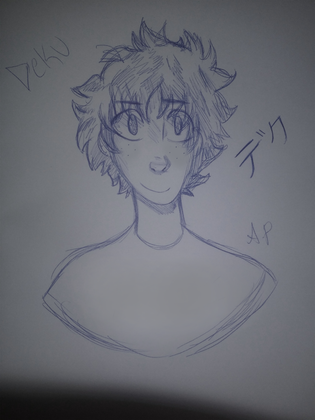 Sketch of Deku