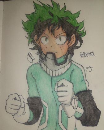 I drew Izuku