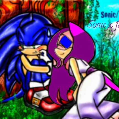 Sonic x Jackie (I just did your normal side if that's ok)