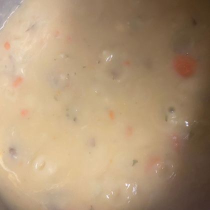 Shitty pic of potato soup