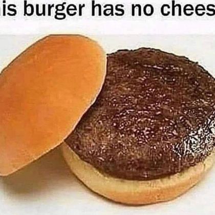 all i can make are burgers with no cheese