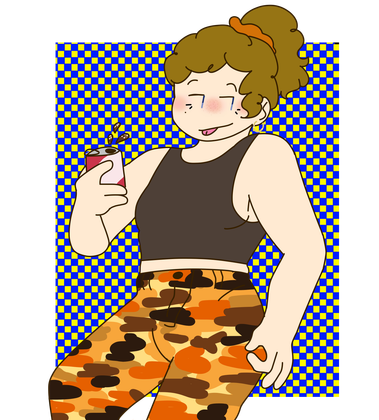 I can’t draw camo and I can’t stop listening to wii tennis by splash daddy