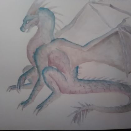 Watercolor dragon