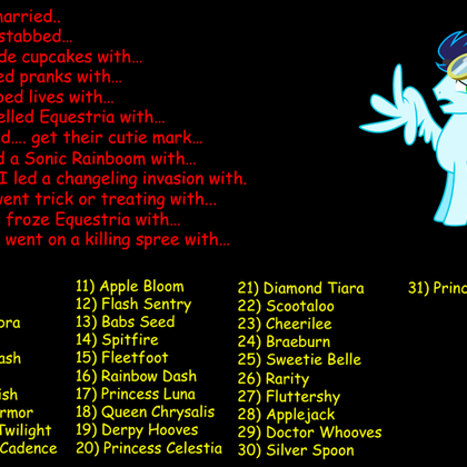 I married Durpy Hooves.... how did this happen...?