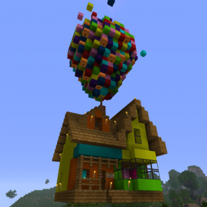 Its the house from Up! :]