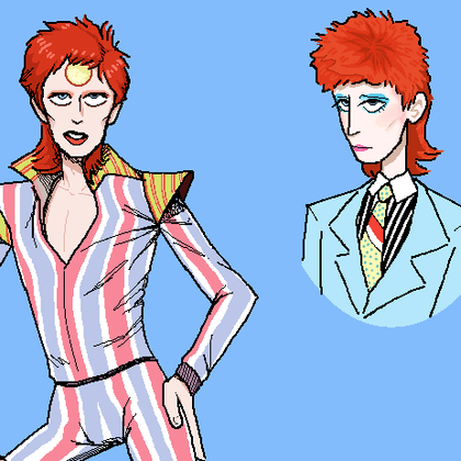 bowie doodls