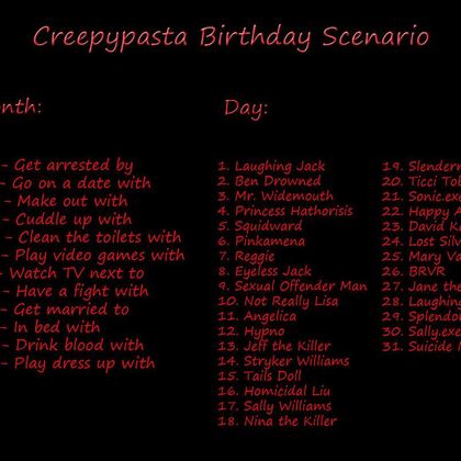 Get arrested by Slenderman. That's a little weird...