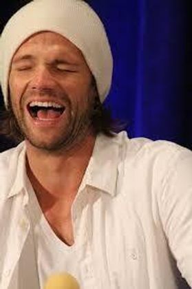 Day 16 (Laughing) Jared Padalecki he is literally making the ? emoji