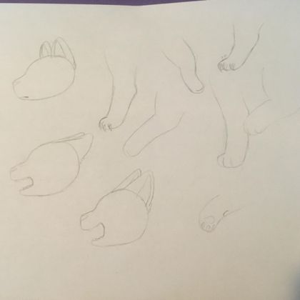 it's light as heck, but some cat doodles