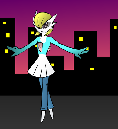 Uxie(Xmen OC) as a gardevoir