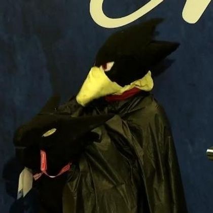 Le Cosplay of Tokoyami. Came 1st in a cosplay contest.