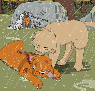 Saddest Warrior cats death during dark forest battle