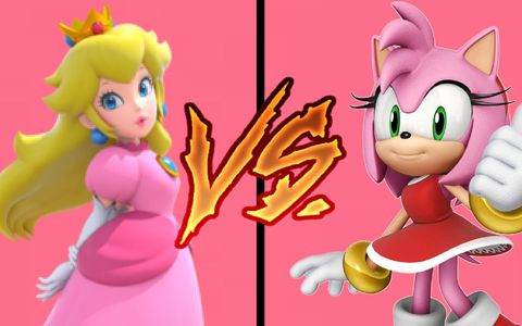 Princess Peach "Princess Toadstool" VS Amy Rose "Rosy the Rascal"