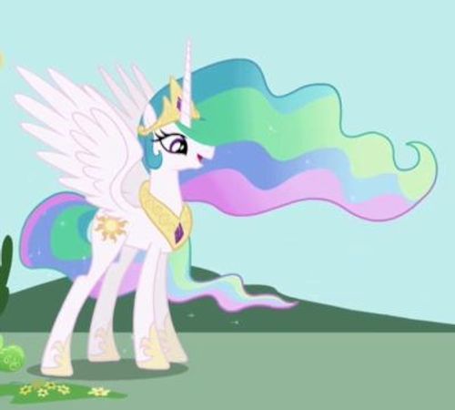 Witch pony ends up becoming a princess?