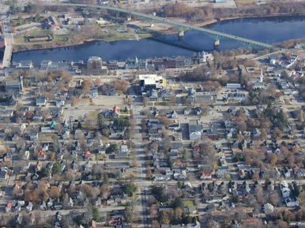 Do you ever go into town together?  P.S that town in the picture is Augusta Maine.