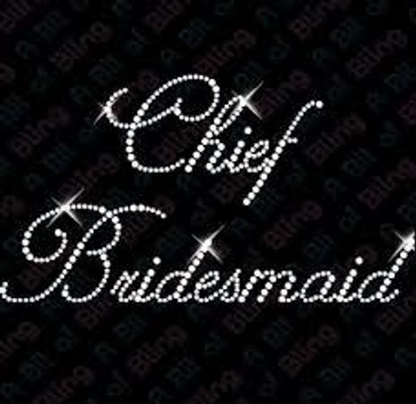 you've been asked to be a chief bridesmaid you wear