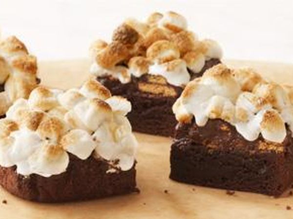 Brownies in a bakery or s'mores by a campfire?