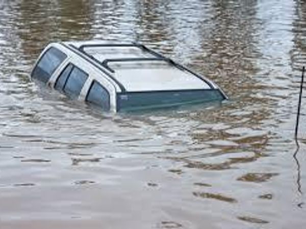 What do you do when you are in a car, and the car is sinking in water?