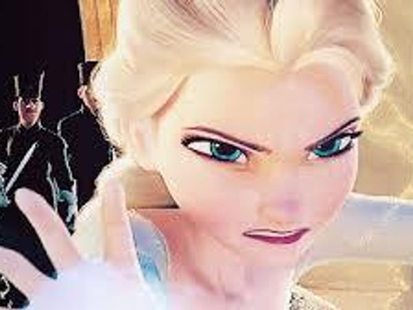 Elsa : If you're angry with someone, what will you do?