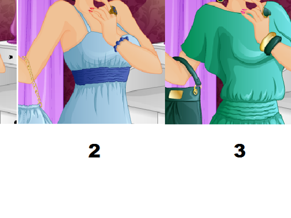 Your going out to a party. What do you where? Look at the pictures and matching number. Then select the number of the dress you like. Make sure you click the picture to see it big!