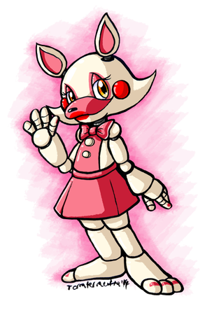 hey guys it's roxy the fox here, so you want to know which female character you are huh? well first off what is your fave color (btw that's me, i'm mangle's twin sister okay?)